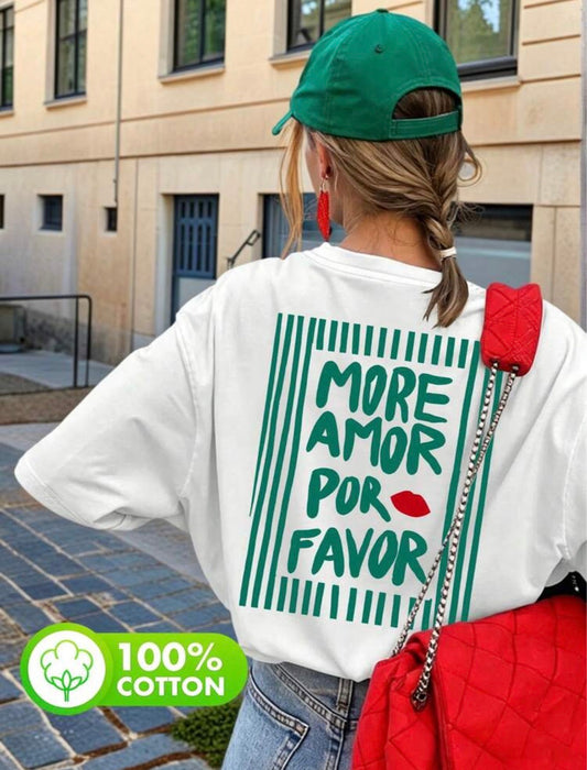 T-Shirt More Amor Por Favor
