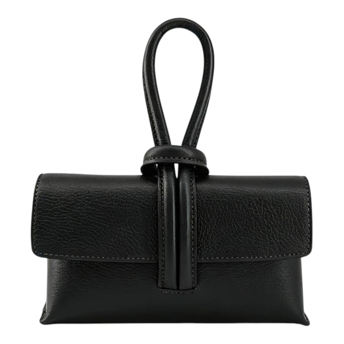 FRIDA POUCH - Pochette in Vera Pelle Crema