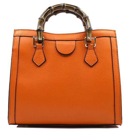 BAMBOO BAG - Leather genuine