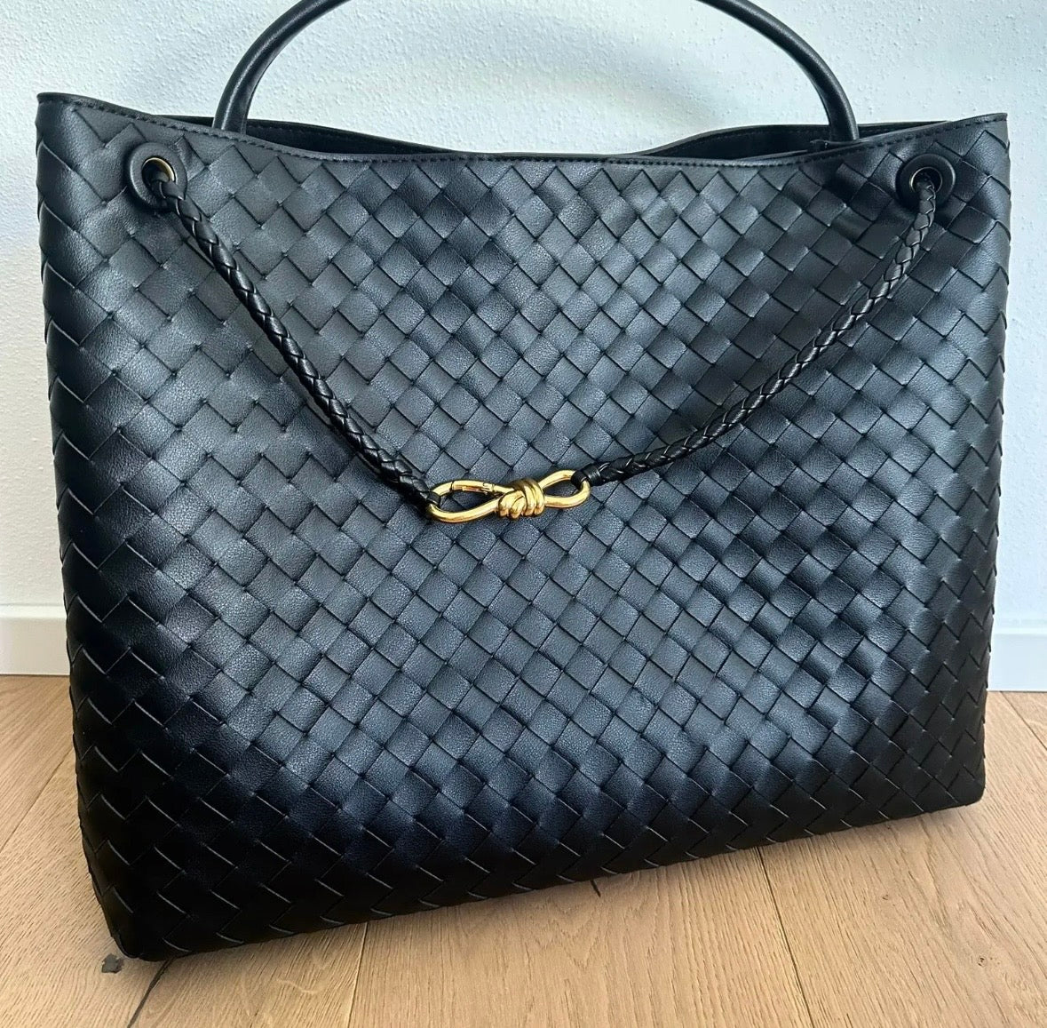 BORA BAG EXTRA MAXI - Borsa in Vera Pelle Intrecciata a Mano
