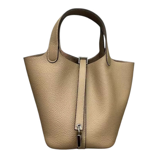 TRILLY BAG Vera pelle Beige