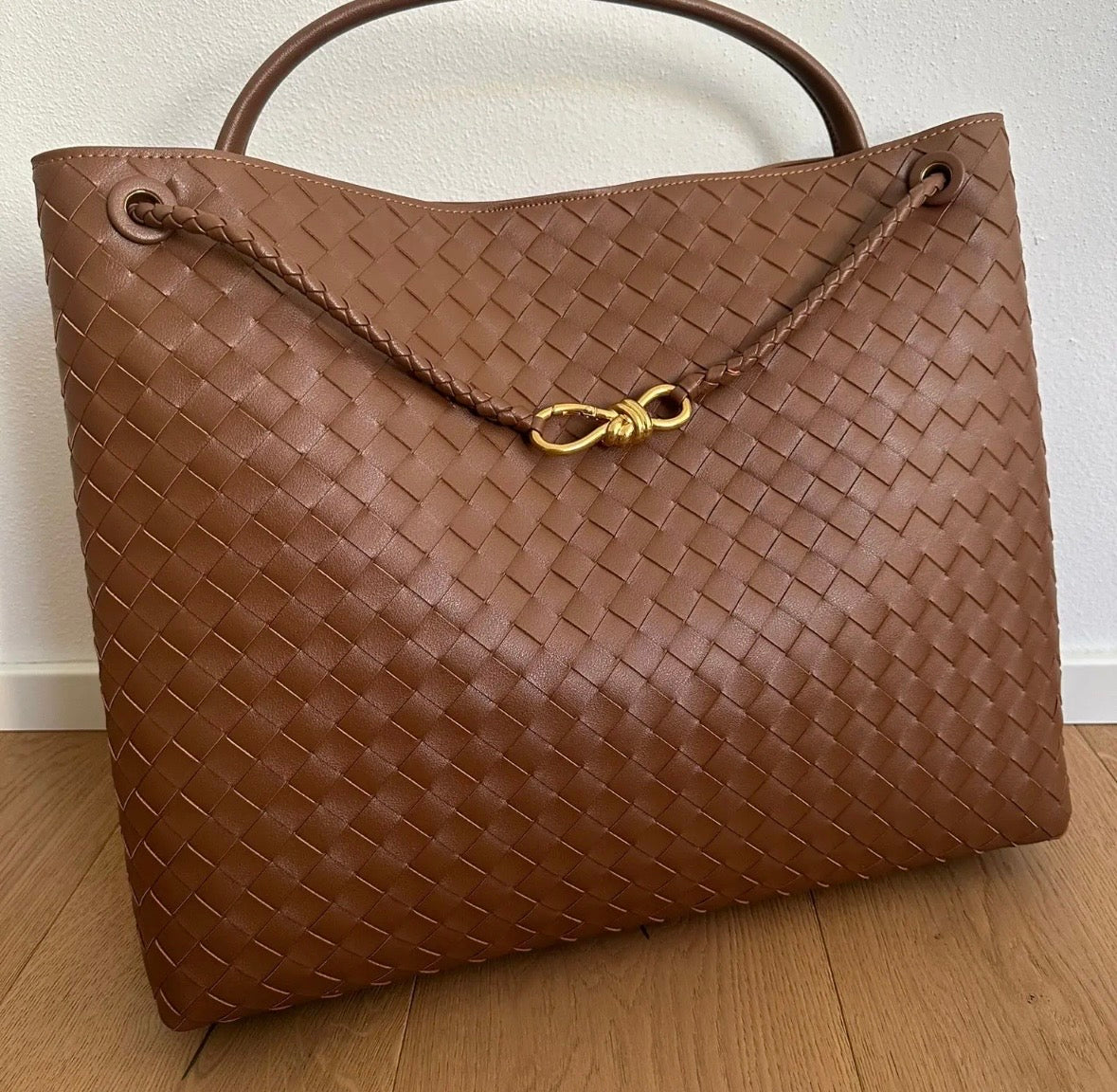 BORA BAG EXTRA MAXI - Borsa in Vera Pelle Intrecciata a Mano