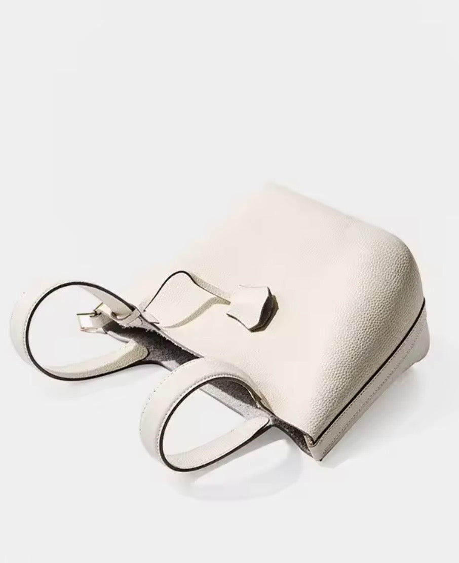 TRILLY BAG Vera pelle Beige