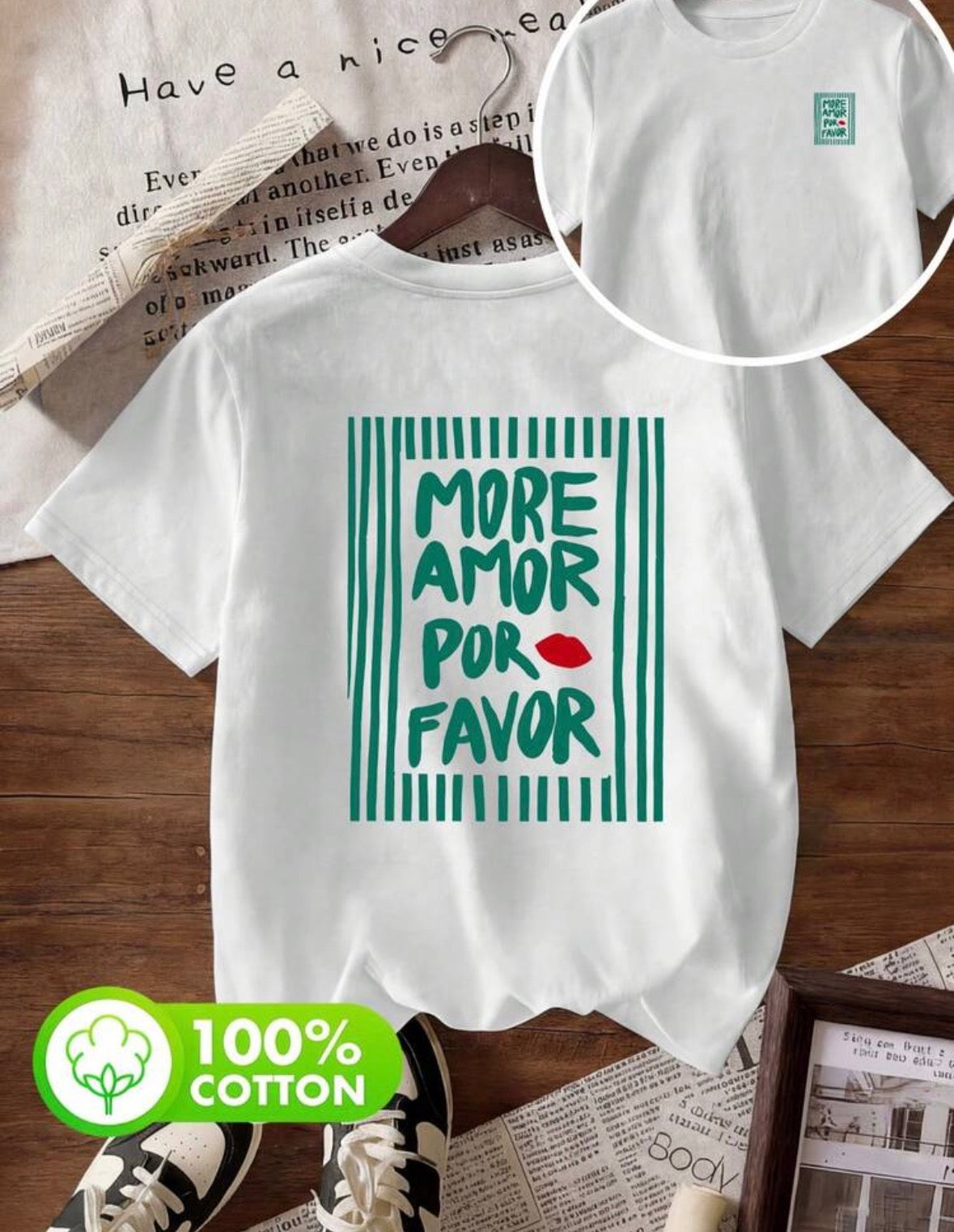 T-Shirt More Amor Por Favor