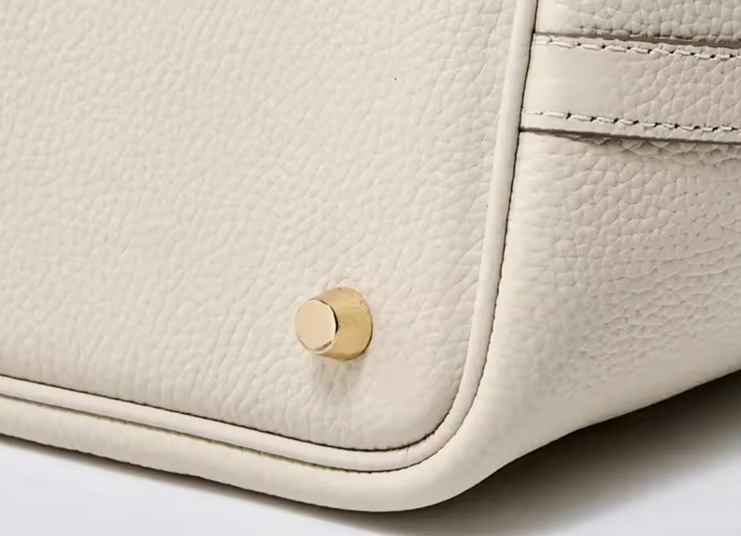 TRILLY BAG Vera pelle Beige