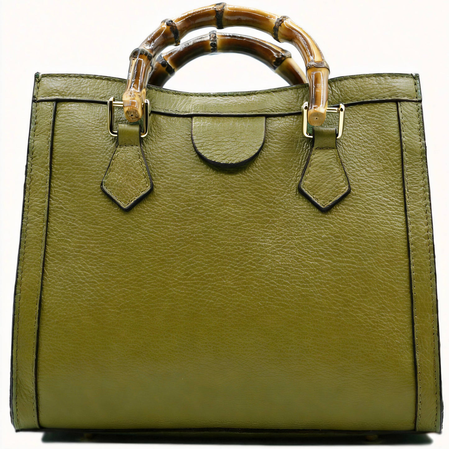 BAMBOO BAG - Leather genuine