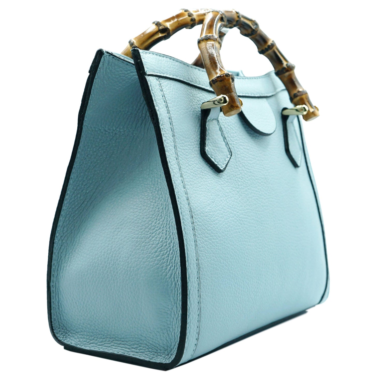 BAMBOO BAG - Leather genuine